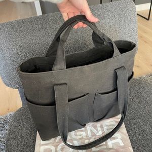 DAGNE DOVER VIDA COTTON TOTE (BLACK)